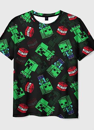 Футболка 3d майнкрафт unisex