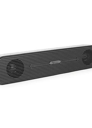 Колонки 2.0 kisonli i-520, для пк і ноутбука, usb + 3.5mm, 2x3w, 20hz- 20khz, black, box, q40