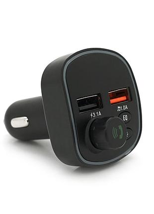 Fm-модулятор q2 з еквалайзером, 1.5a, fm, usb, tf, 49.5х41х36
