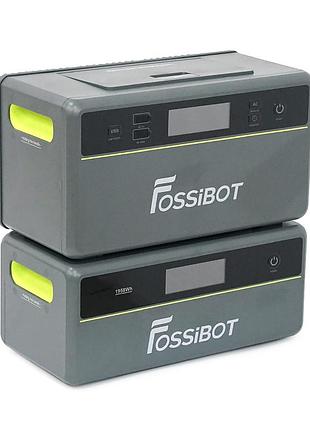 All-in-one solar station fossibot fbp1200w+battery, app control, wifi, 3916wh lifepo4 6000cycles, mppt 2000w max, 3хac 220,