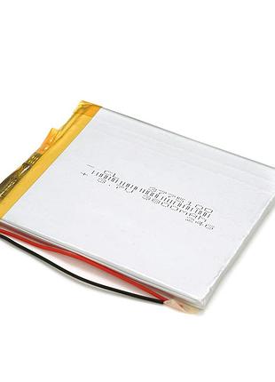 Літій-полімерний акумулятор 3.7*75*100mm (li-ion 3.7в 3800ма·год)
