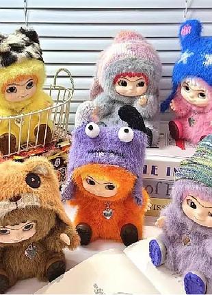 Игрушка-сюрприз кукла мягкая wakuku (6 non-repeating generation), 15см, mix color, затемненный пакет, box