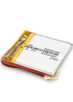 Литий-полимерный аккумулятор 3*30*38mm (li-ion 3.7в 400мач)