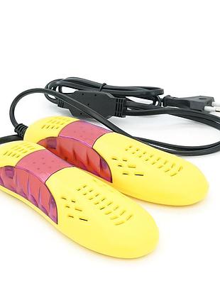 Сушарка для взуття, живлення 220v/20w, довжина кабелю1,2м, yellow