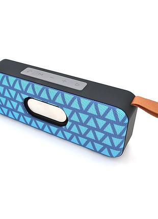 Колонка t6 bluetooth 4.1 до 10m, 1х3w, 4ω, 600mah, ≥90db, tf card/usb, dc 5v, blue