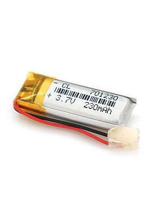 Литий-полимерный аккумулятор 7*12*30mm (li-ion 3.7в 230мач)