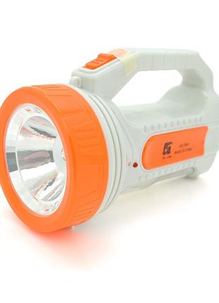 Ліхтар пошуковий shun guang sg-1984, 1led t6+cob, 2w, 1+1 режим, 1300mah, white, ip40, кабель 220в, 155х85х100мм, box
