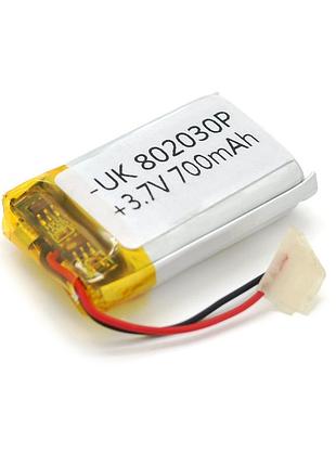 Литий-полимерный аккумулятор 8*20*30mm (li-ion 3.7в 700мач)