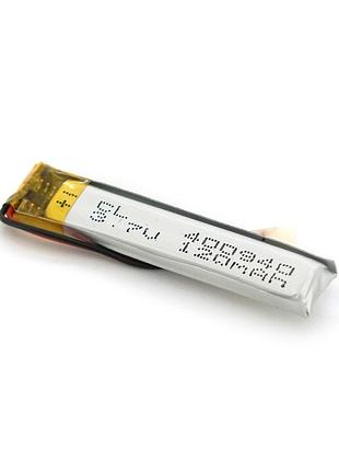 Літій-полімерний акумулятор 4*09*40mm (li-ion 3.7в 120ма·ч)