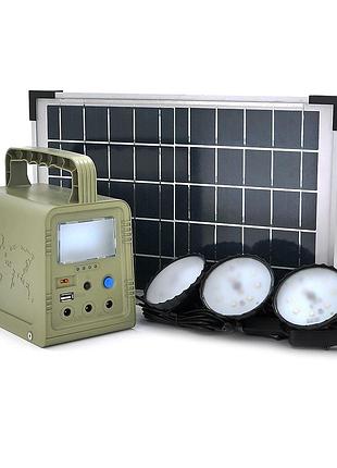 Портативный фонарь brazzers brpf-cf42/18, solar panel 18w, lifepo4 - 42wh, dc: 2x3.2v, usb:: 1x5v/2a, 3x6w led лампы 1м, 3w