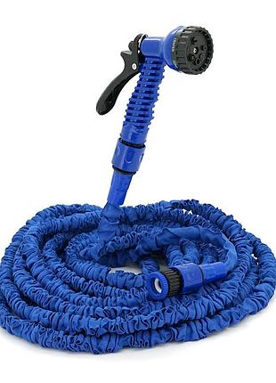 Шланг садовый ky-375b, 10-37.5м/125ft, + распылитель, насадка на кран, blue, box