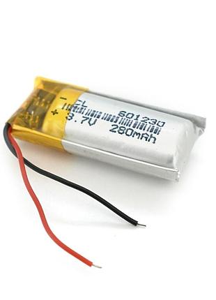 Литий-полимерный аккумулятор 8*12*30mm (li-ion 3.7в 280мач)