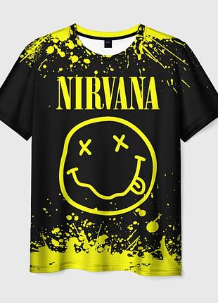 Футболка 3d «nirvana» unisex