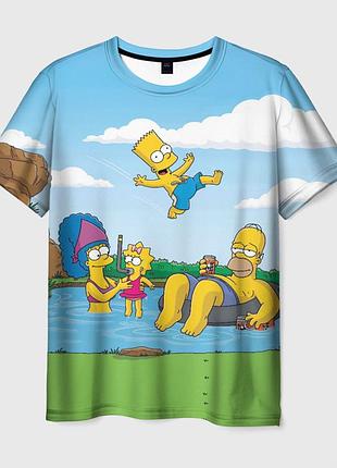 Футболка 3d «the simpsons»