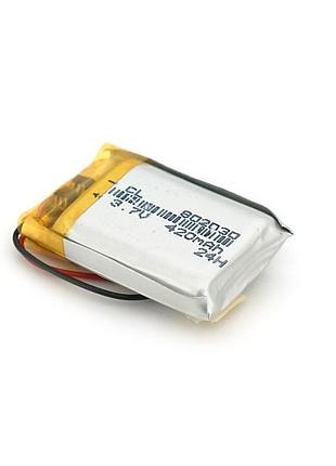 Литий-полимерный аккумулятор 8*20*30mm (li-ion 3.7в 420мач)