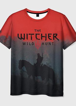 Футболка 3d «відьмак — the witcher»