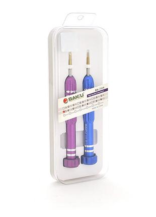 Набір викруток bakku bk-3310 (+2.0 -2.0), box