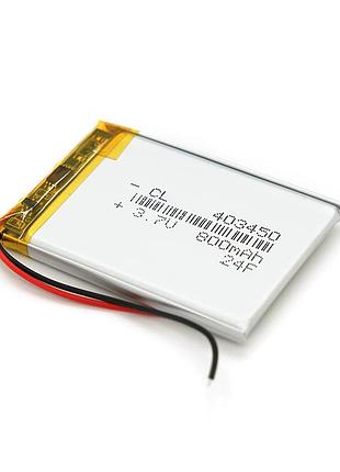 Літій-полімерний акумулятор 4*34*50mm 3,7v (li-ion 3.7в 800ма·год)