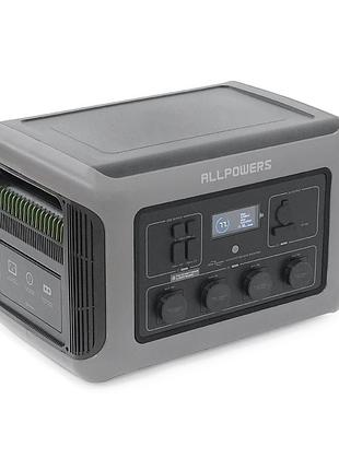 Power station allpowers r3500 app control, wi-fi, bluetooth, 3500w, 2880wh lifepo4 3500cycles, mppt 2000w max, car port, dc12/24v,