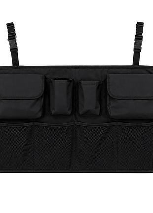 Органайзер у багажник автомобіля, 870x480mm, 4 кишені+4 сітки, black