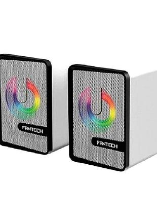 Колонки fantech 2.0 usb gs-203 space edition, white, color box