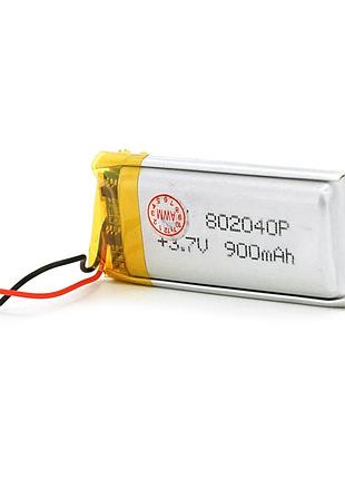 Литий-полимерный аккумулятор 8*20*40mm (li-ion 3.7в 900мач)