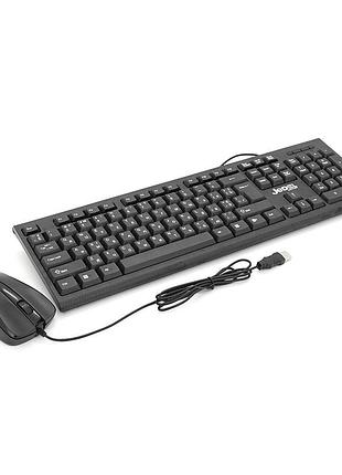 Комплект проводной kb+mouse jedel g17, usb, (eng/укр/pyc), box