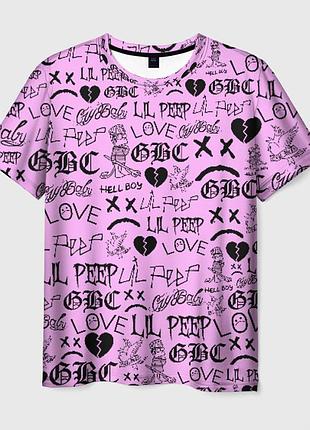 Футболка 3d "lil peep"