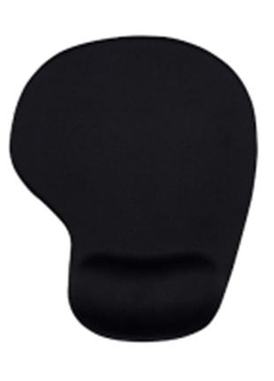 Килимок з подушкою 228*192 мм rjf-05 (круглий) тканинний, товщина 2 мм, black, blister