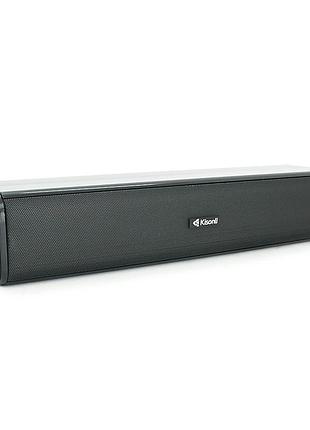 Колонки 2.0 kisonli i-630bt, для пк і ноутбука, usb + 3.5mm, 2x3w, 20hz- 20khz, black, box, q40