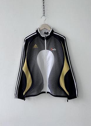 Куртка вітровка adidas bula 2007 track top jacket rave y2k m abstract geometric cyber techwear vtg
