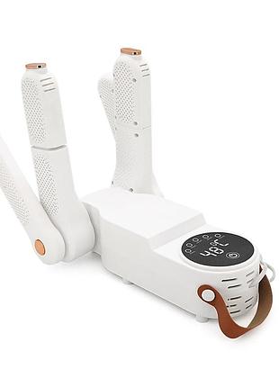 Сушарка для взуття, шкарпеток та рукавичок shoe dryer sh-4, 220v/150w, 4 тримачі, ультрафіолетова обробка, таймер. white. box