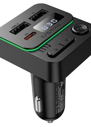 Fm- модулятор borofone bc60, black, box 3
