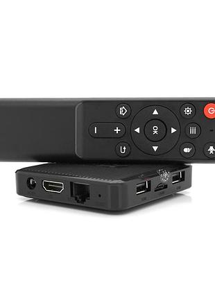 Медиа приставка x98q smarttv 2/16, (android 11) озу 2 гб, 16гб встроенной памяти, проесор amlogic s905w2, поддержка 4k, wi-fi