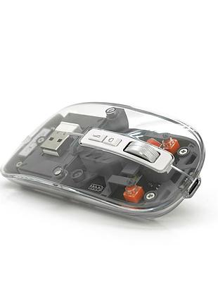 Миша бездротова imice t-100, 5 кнопок, 800/1200/1600 dpi, 2.4ghz, bluetooth, 10м, windows xp/vista/win7/8/10 mac os x,