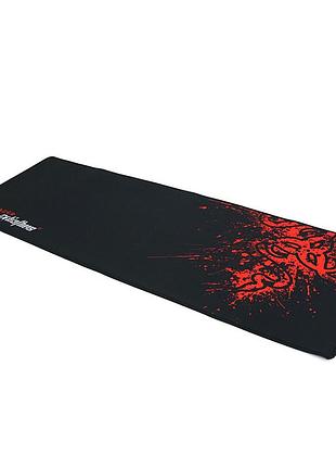 Коврик 300*800 тканевый razer galiafhus с боковой прошивкой, толщина 2 мм, цвет black/red, oem
