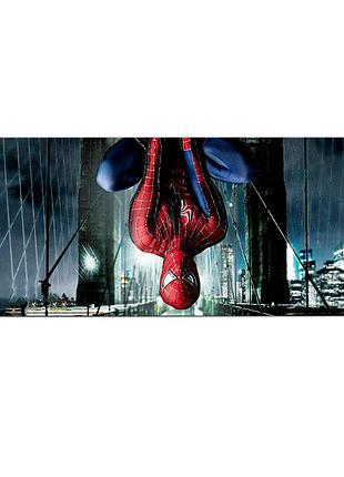 Коврик 300*800 тканевый spider man 19 с боковой прошивкой, толщина 2 мм, пакет