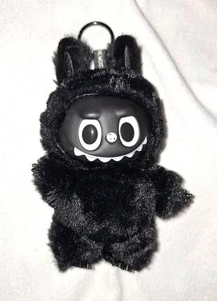 Игрушка-сюрприз кукла мягкая labubu, 17см, черный, непрозрачный пакет, box