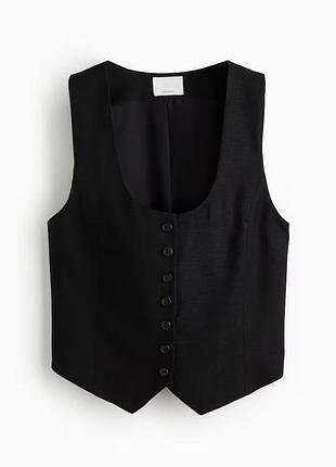 Стильний жилет топ h&m у складі льон