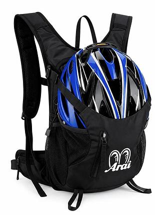 Моторюкзак рюкзак arai × alpinestars 10l для мотоцикла и велосипеда с креплением для шлема, водоотталкивающий сумка