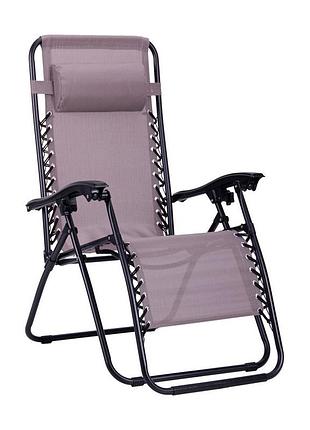 Крісло-шезлонг релакс с3029, 1600*640*1090мм, black/dark gray, oem