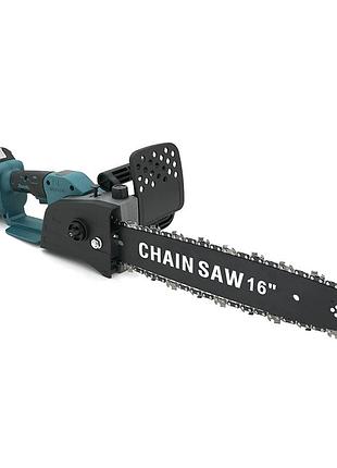 Акумуляторна ланцюгова пилка chain saw 16″, 36v, зарядне+ 2 аккумулятори, case
