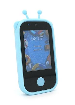 Дитячий фотоапарат q13, 2 камери, mp3-плеєр, інтегровані ігри, екран ips 2,8-дюйма, type-c, blue, box