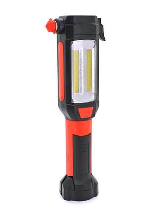 Фонарь инспекционный watton wt-296, 20+1smd, 2 режима, зарядка от 5v, аккумулятор 18650, магнит, корпус-пластик, color mix, box