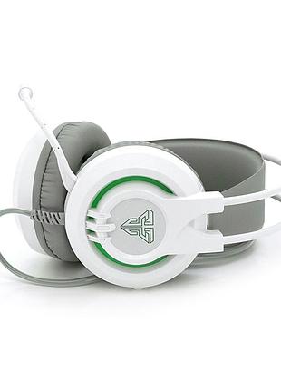 Ігрові навушники з мікрофоном fantech hg20, 7.1-channel, rgb, usb, white, color box