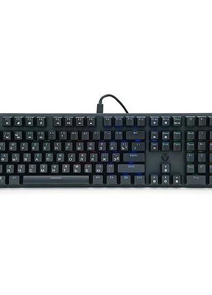 Клавиатура usb fantech mk855rgb, длина кабеля 135см, (eng/укр/рус), black, 108к, q10