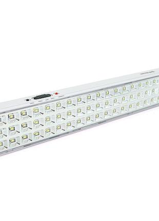 Фонарь переносной panther 204620, 60led, 2 режима 4w/6w, 18650/2200mah, 6/8 часов работы, 3 часа зарядки, ip20, кабель 220в, box