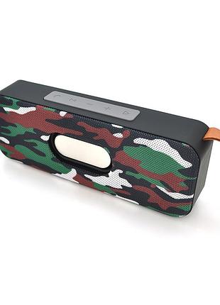 Колонка t6 bluetooth 4.1 до 10m, 1х3w, 4ω, 600mah, ≥90db, tf card/usb, dc 5v, camouflage