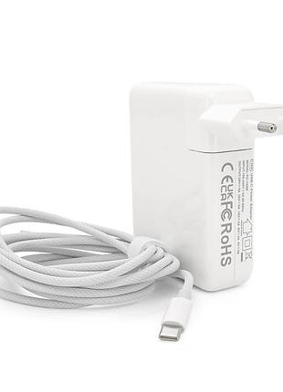 Блок живлення merlion для ноутбука apple macbook usb-c 28v 5a (140 вт)