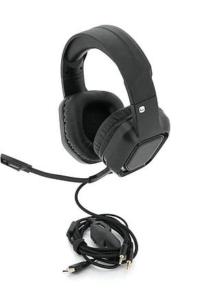 Наушники ведущие cyberpunk cp-007, с микрофоном и регулировкой громкости, black, box